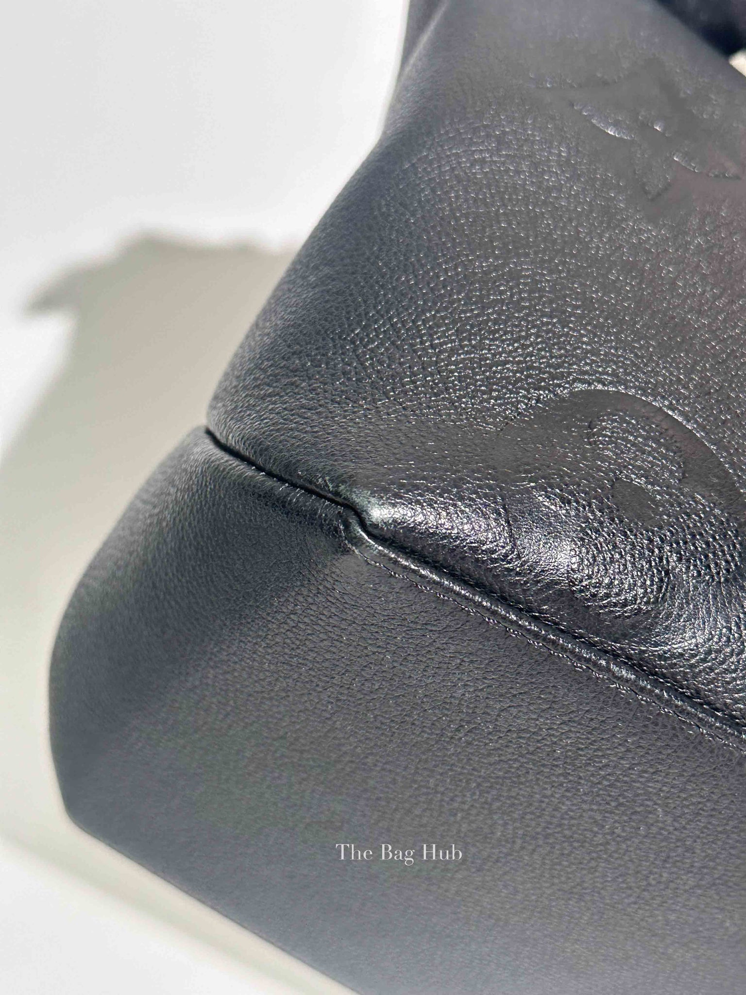 Louis Vuitton Black Leather Monogram Empreinte Grand Palais MM Bag