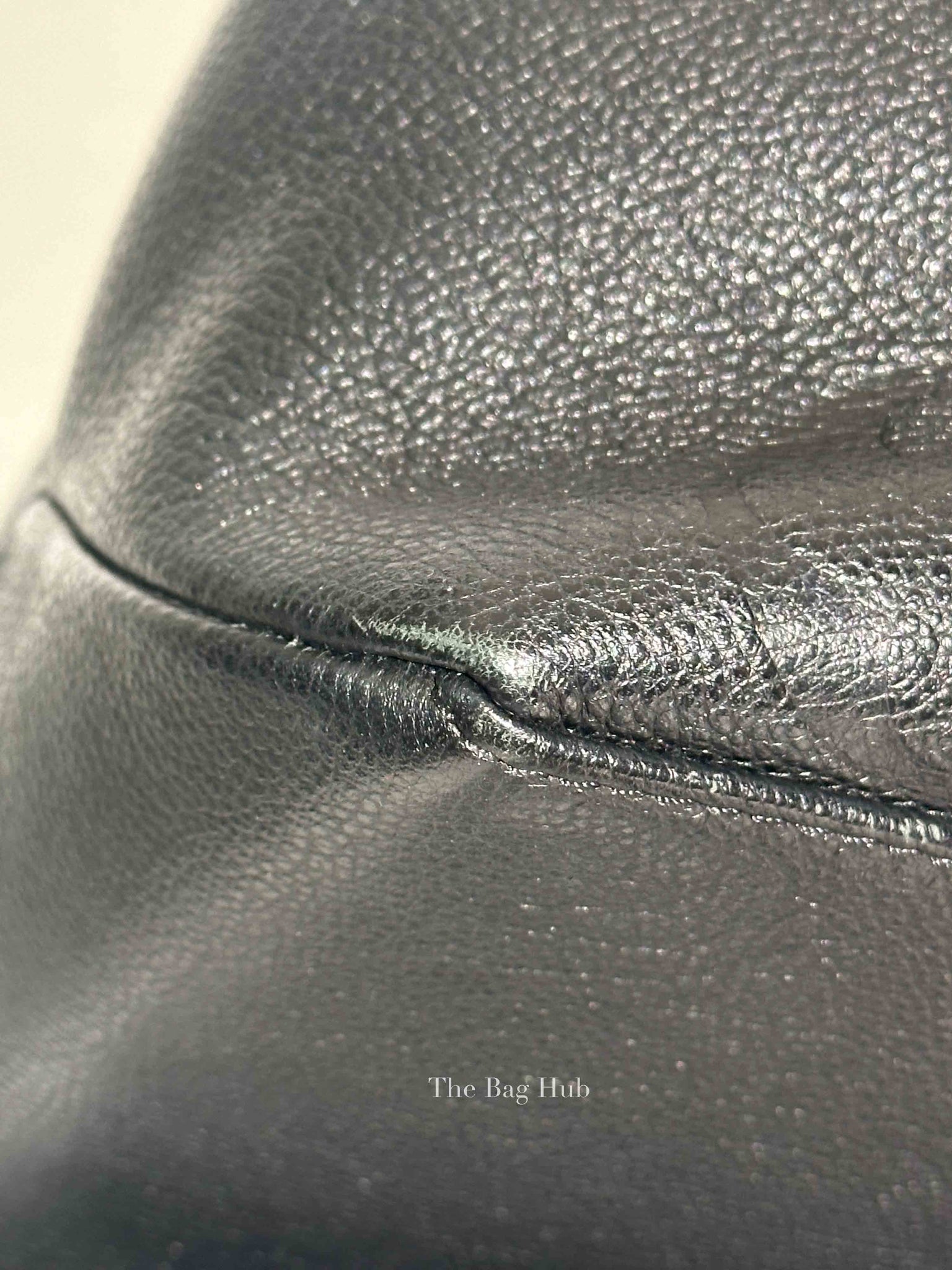 Louis Vuitton Black Leather Monogram Empreinte Grand Palais MM Bag