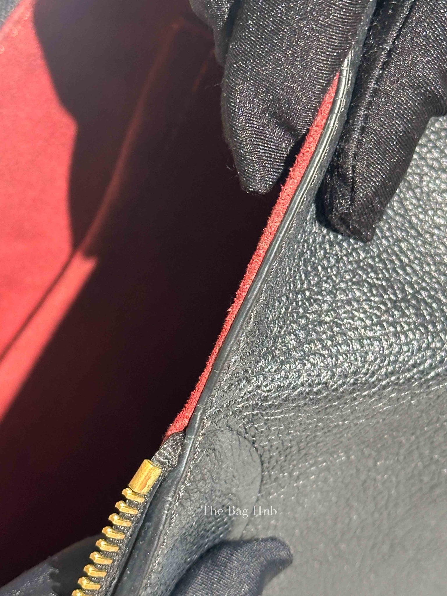 Louis Vuitton Black Leather Monogram Empreinte Grand Palais MM Bag