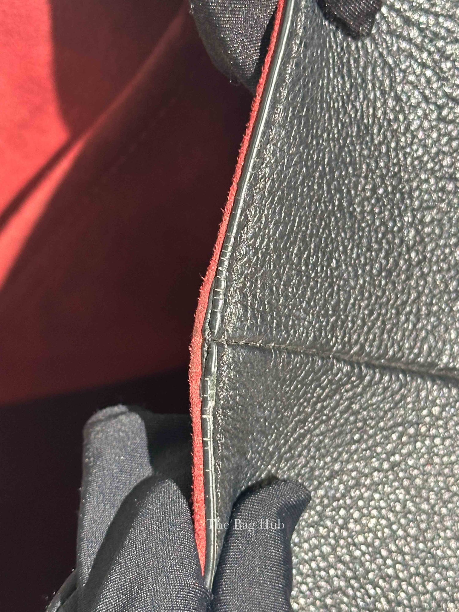 Louis Vuitton Black Leather Monogram Empreinte Grand Palais MM Bag