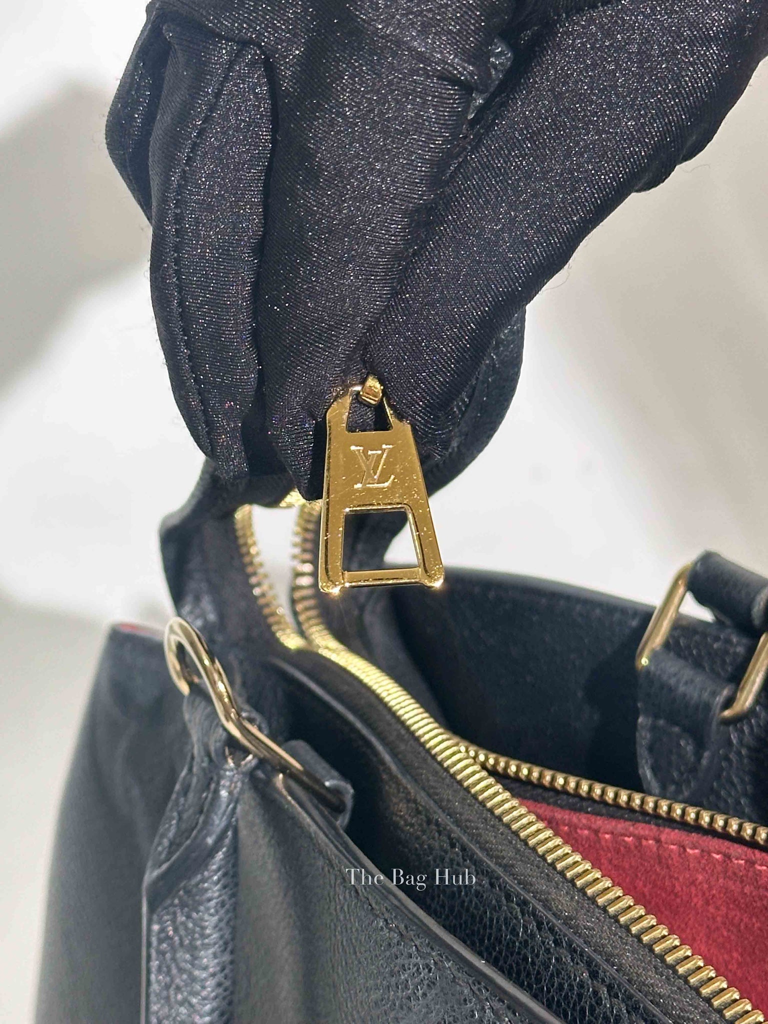 Louis Vuitton Black Leather Monogram Empreinte Grand Palais MM Bag