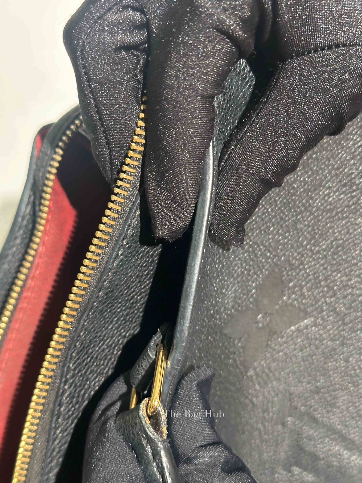 Louis Vuitton Black Leather Monogram Empreinte Grand Palais MM Bag