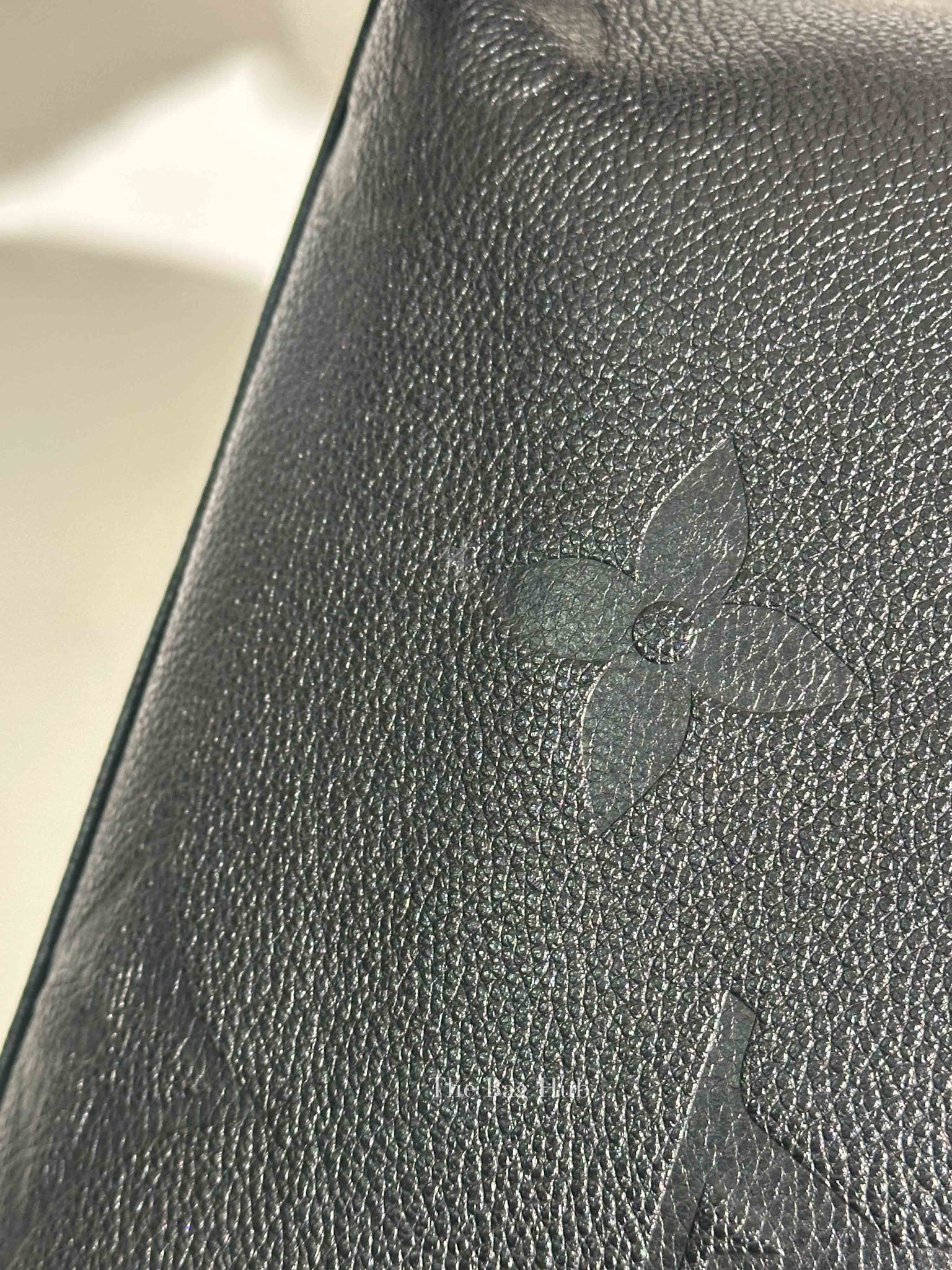 Louis Vuitton Black Leather Monogram Empreinte Grand Palais MM Bag