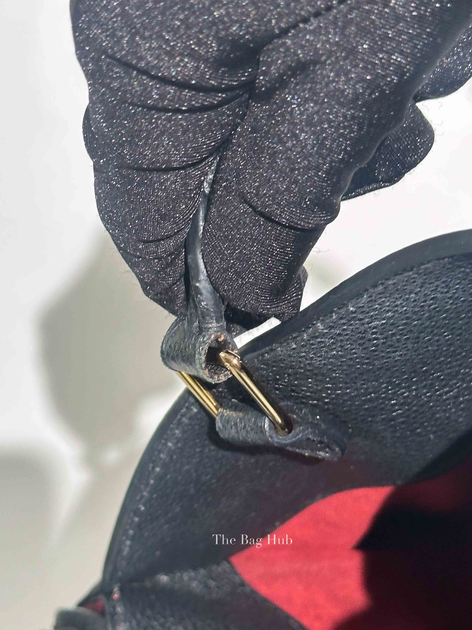 Louis Vuitton Black Leather Monogram Empreinte Grand Palais MM Bag