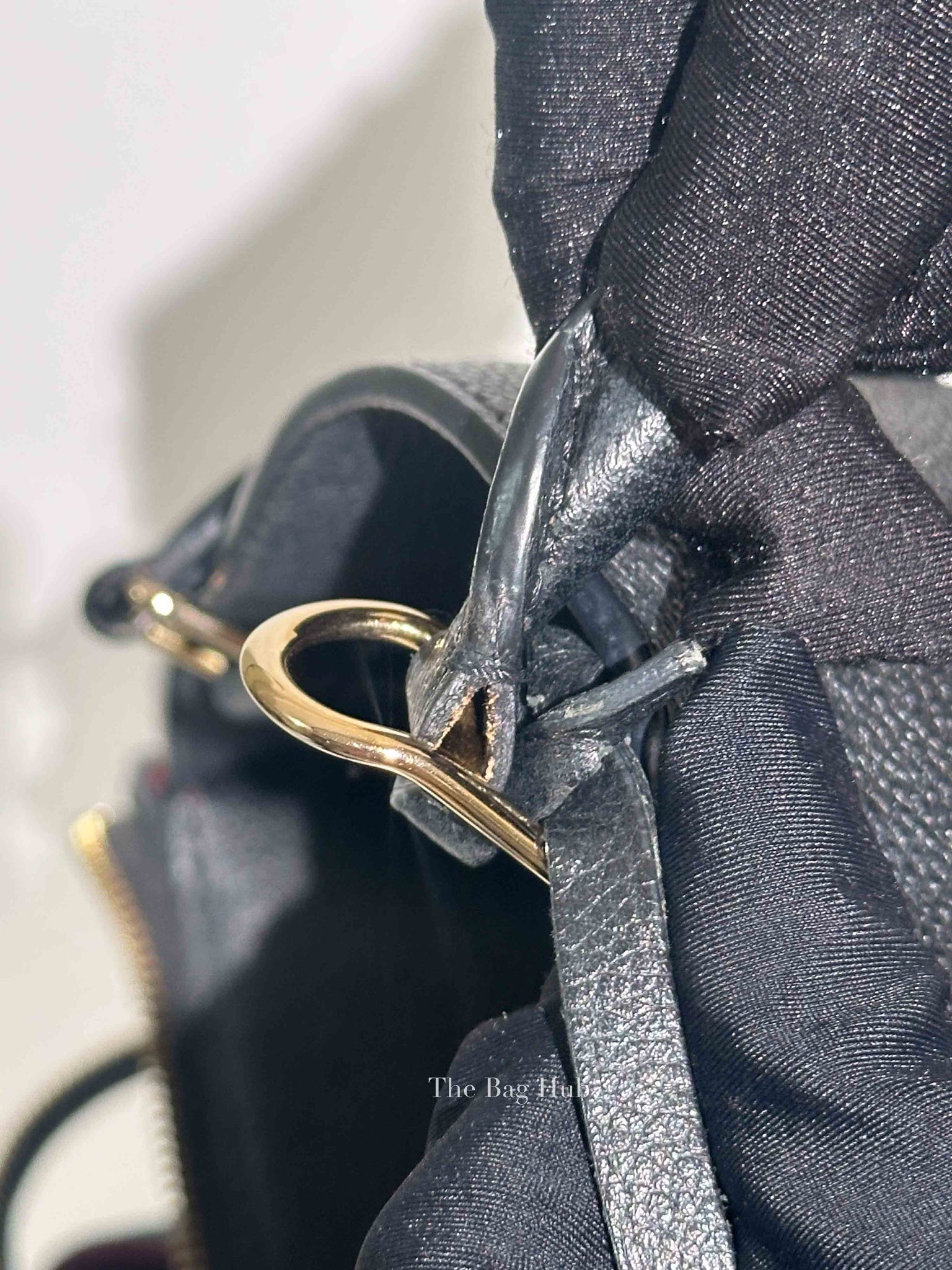 Louis Vuitton Black Leather Monogram Empreinte Grand Palais MM Bag