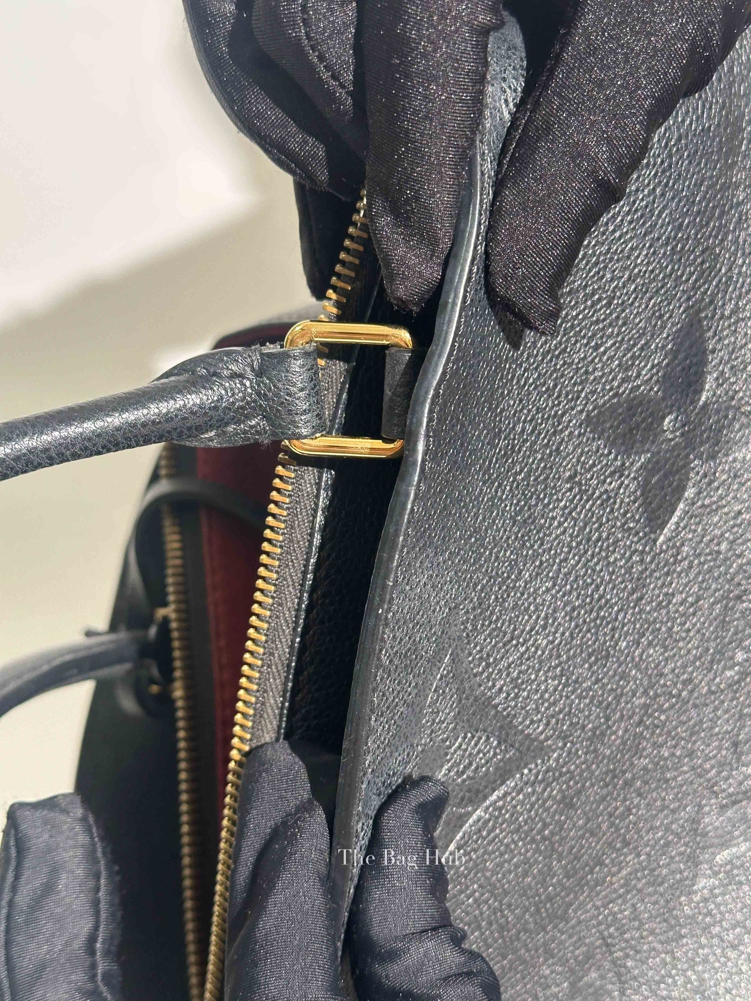 Louis Vuitton Black Leather Monogram Empreinte Grand Palais MM Bag