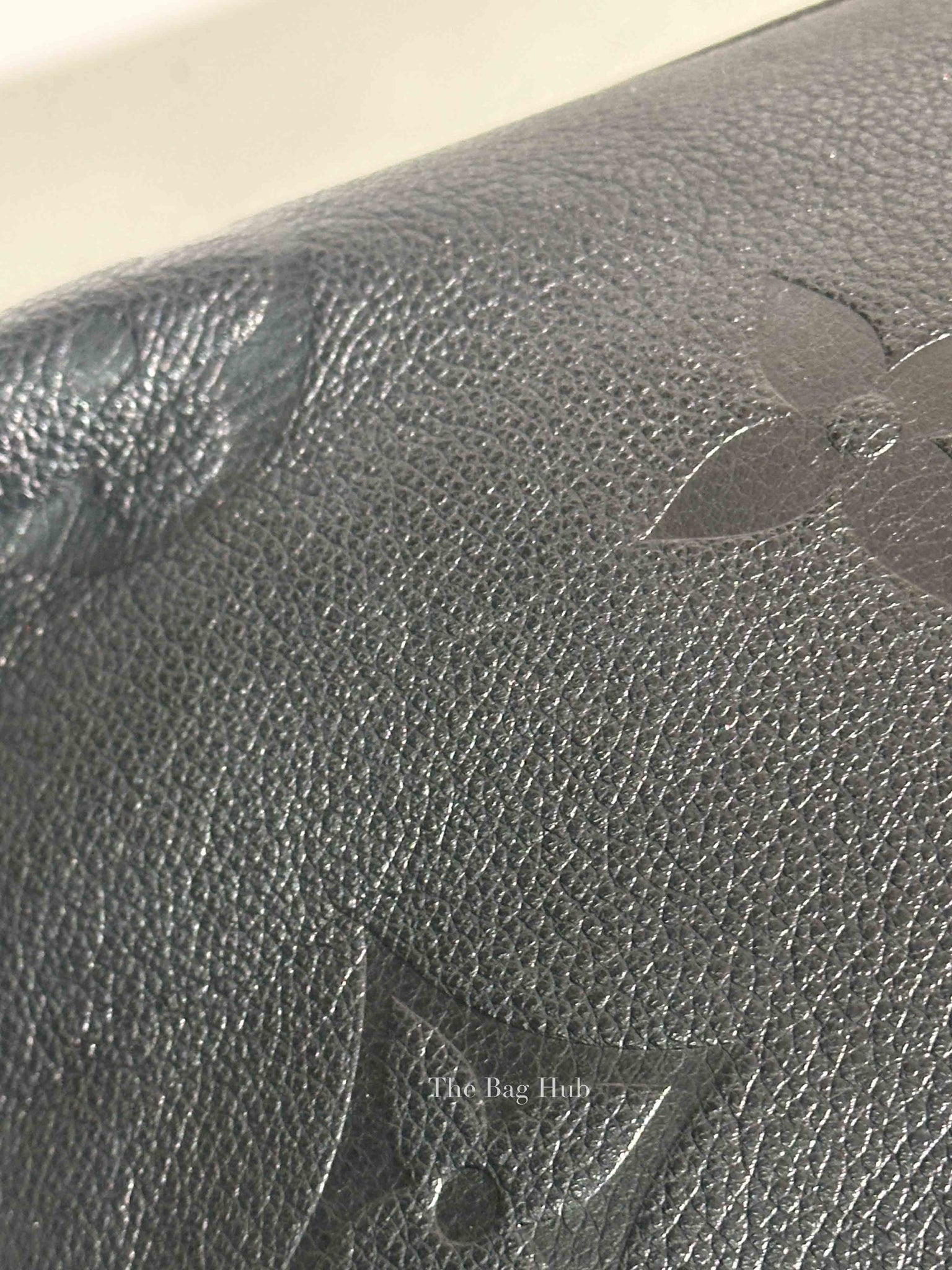 Louis Vuitton Black Leather Monogram Empreinte Grand Palais MM Bag