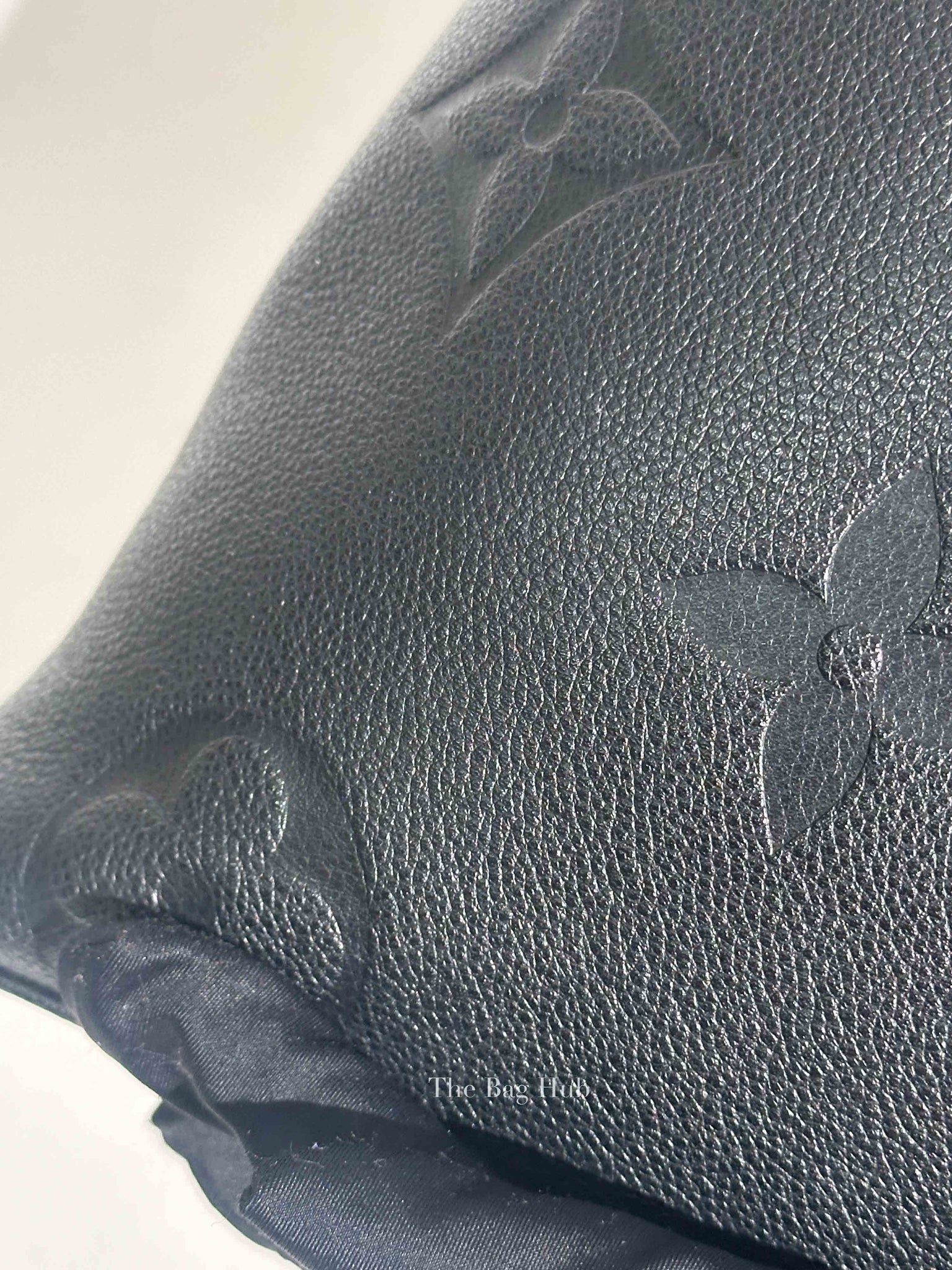 Louis Vuitton Black Leather Monogram Empreinte Grand Palais MM Bag