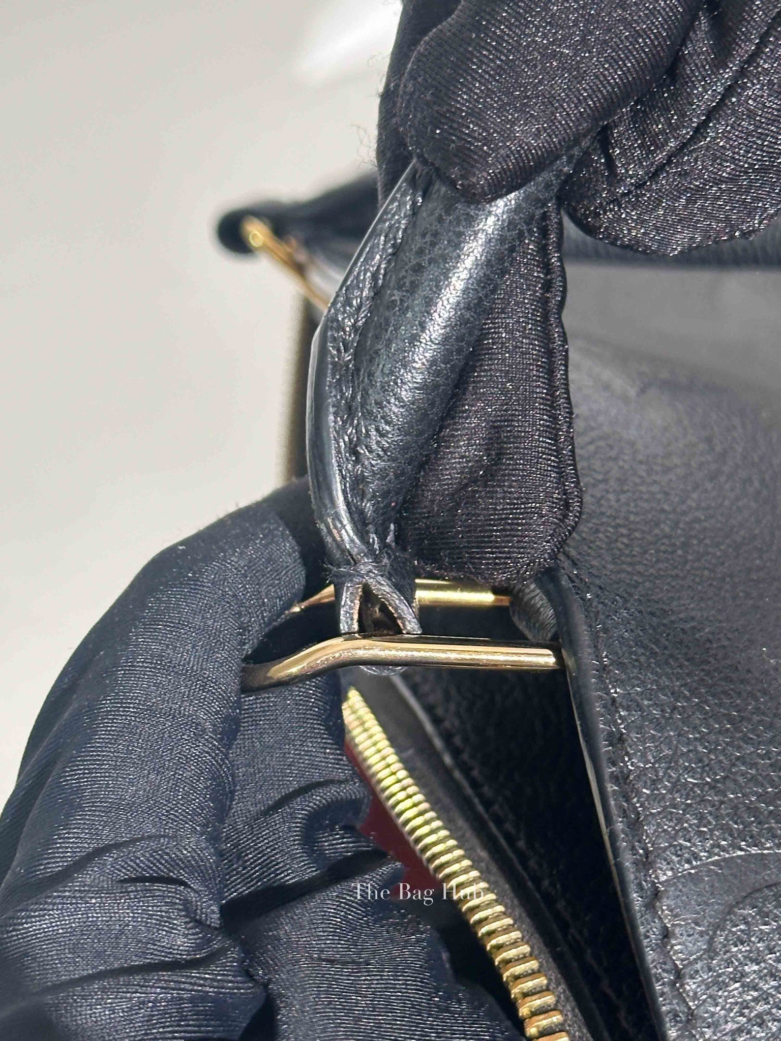 Louis Vuitton Black Leather Monogram Empreinte Grand Palais MM Bag