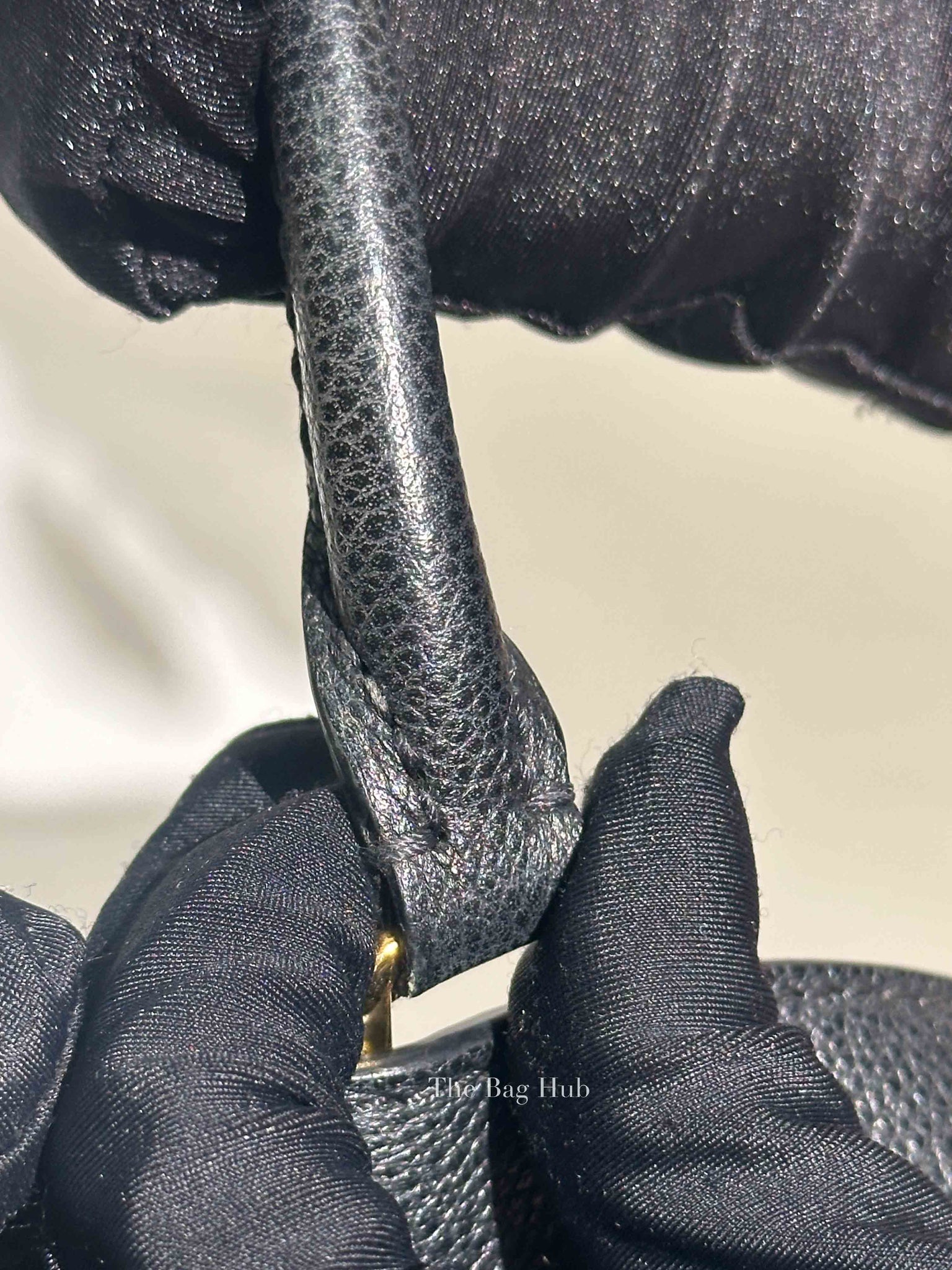 Louis Vuitton Black Leather Monogram Empreinte Grand Palais MM Bag