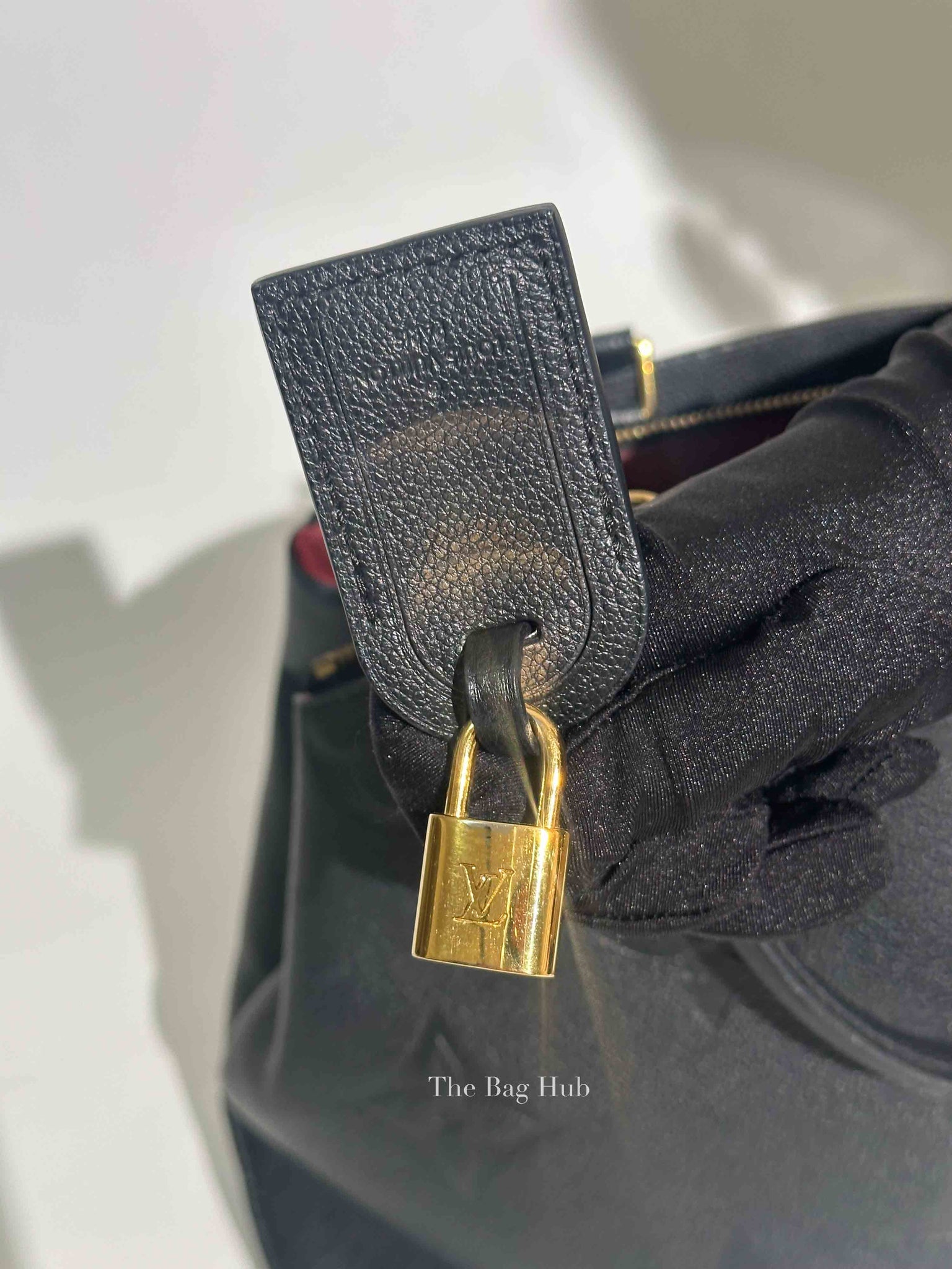 Louis Vuitton Black Leather Monogram Empreinte Grand Palais MM Bag