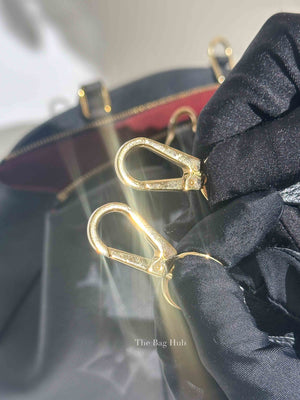 Louis Vuitton Black Leather Monogram Empreinte Grand Palais MM Bag