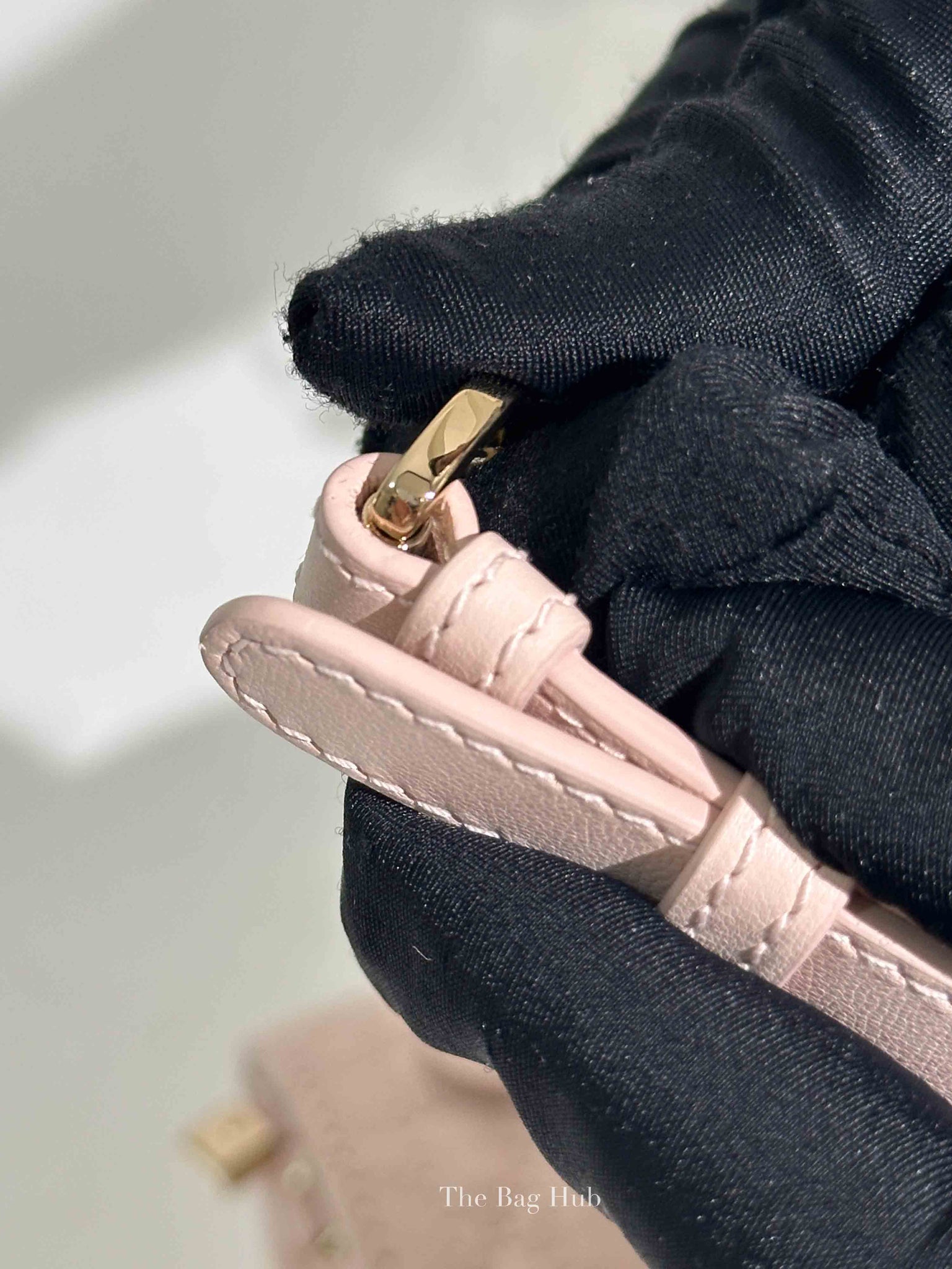 Dior Powder Pink Cannage Leather My Dior Top Handle Bag
