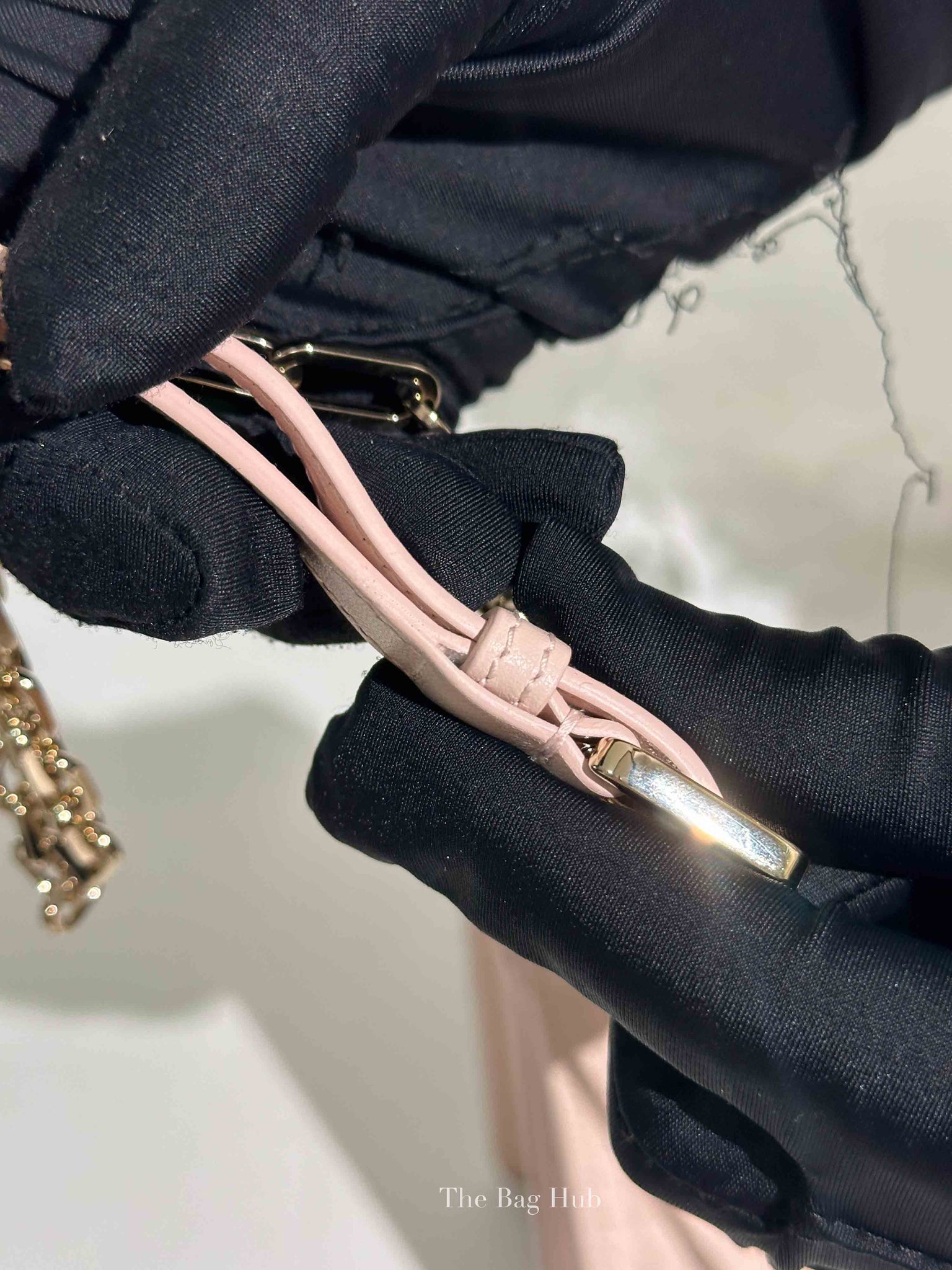 Dior Powder Pink Cannage Leather My Dior Top Handle Bag