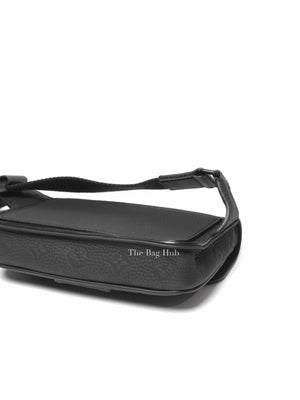 Louis Vuitton Black Leather Monogram S-Lock Sling Shoulder Bag