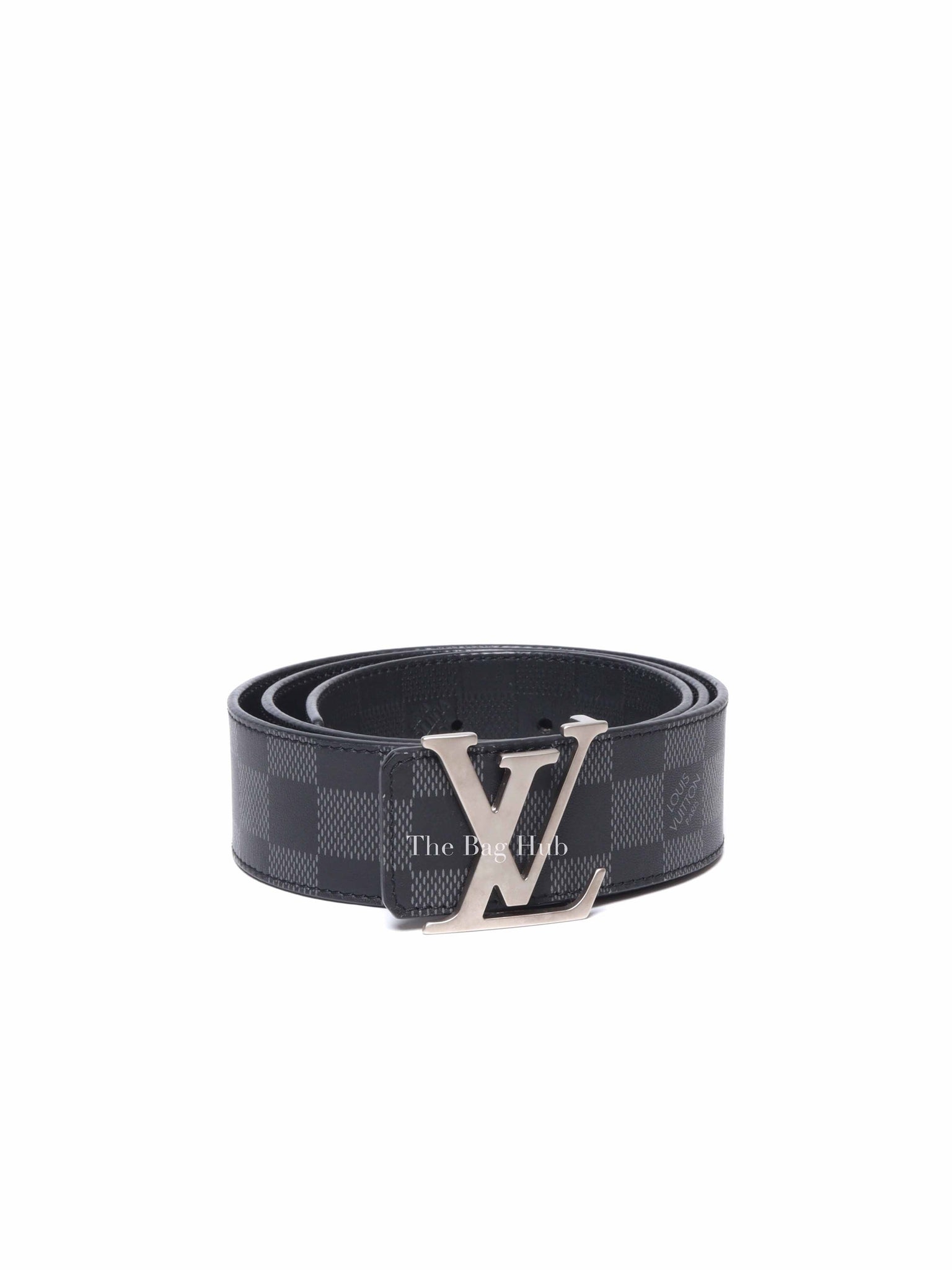 Louis Vuitton Damier Black Damier Infini Leather LV Initiales 40mm Reversible Belt