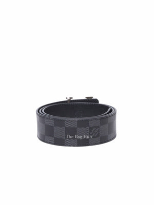Louis Vuitton Damier Black Damier Infini Leather LV Initiales 40mm Reversible Belt