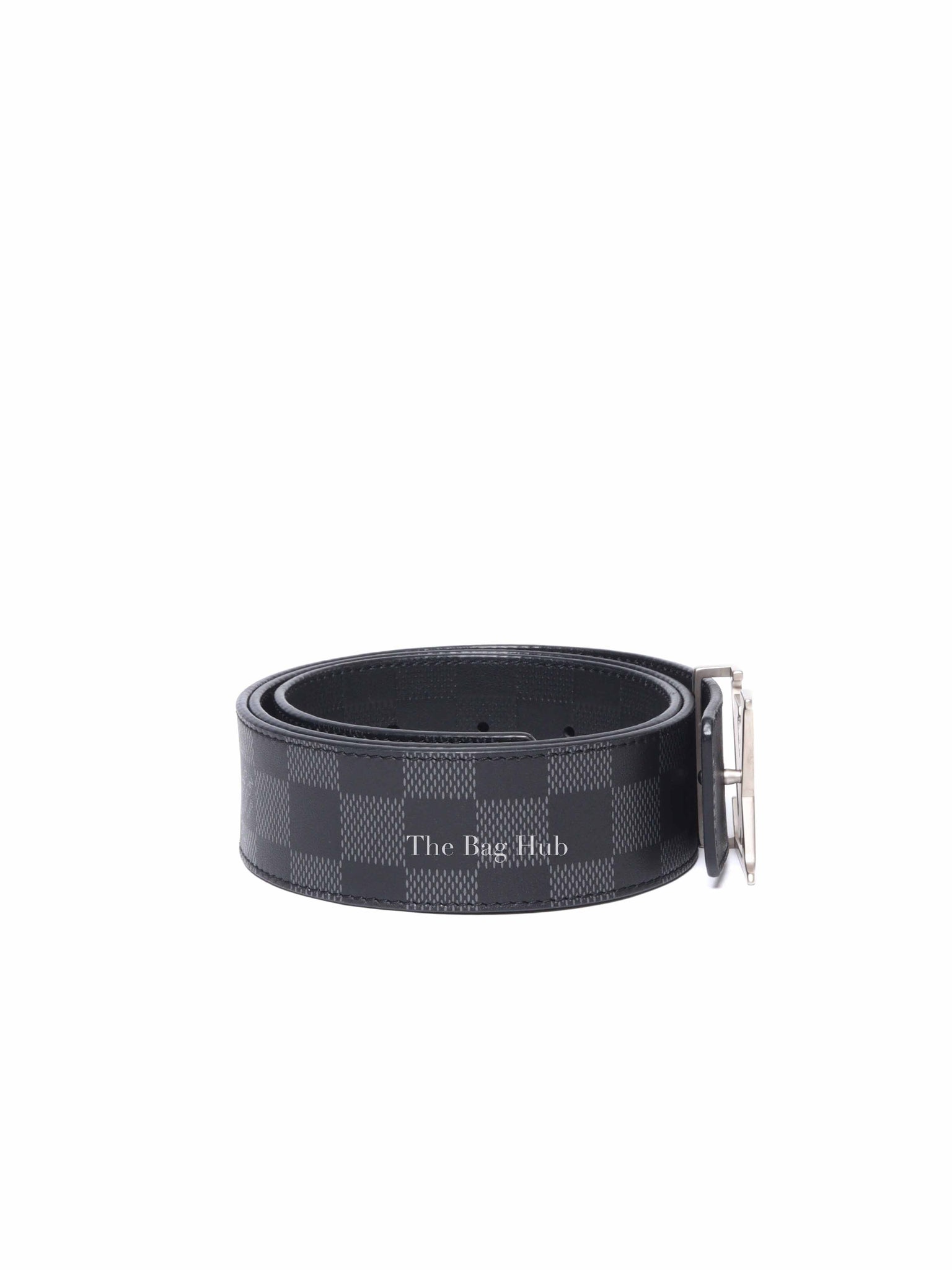 Louis Vuitton Damier Black Damier Infini Leather LV Initiales 40mm Reversible Belt
