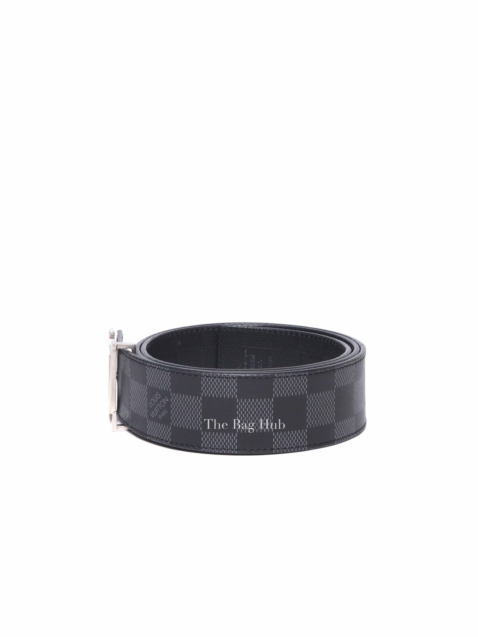 Louis Vuitton Damier Black Damier Infini Leather LV Initiales 40mm Reversible Belt