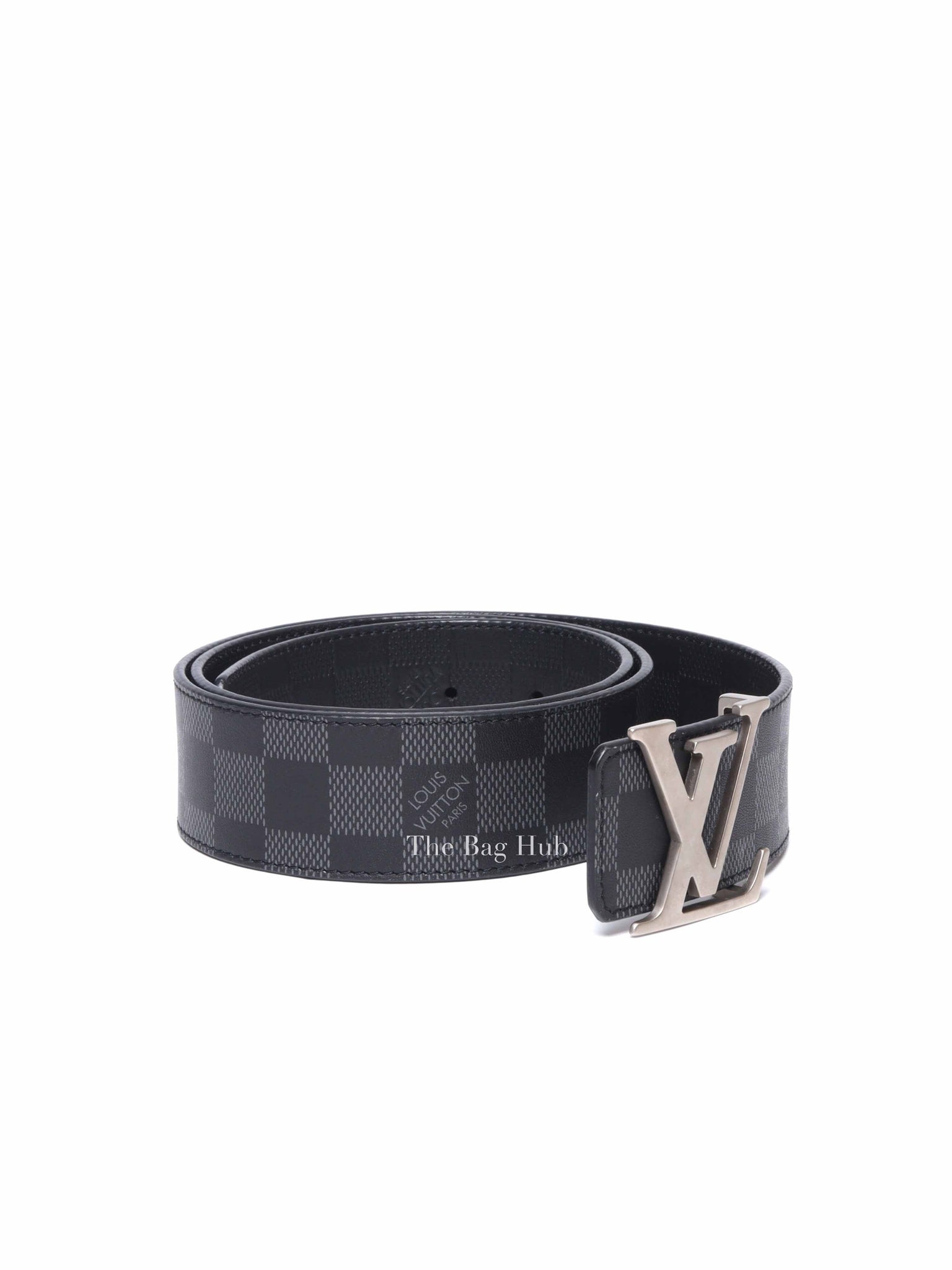 Louis Vuitton Damier Black Damier Infini Leather LV Initiales 40mm Reversible Belt