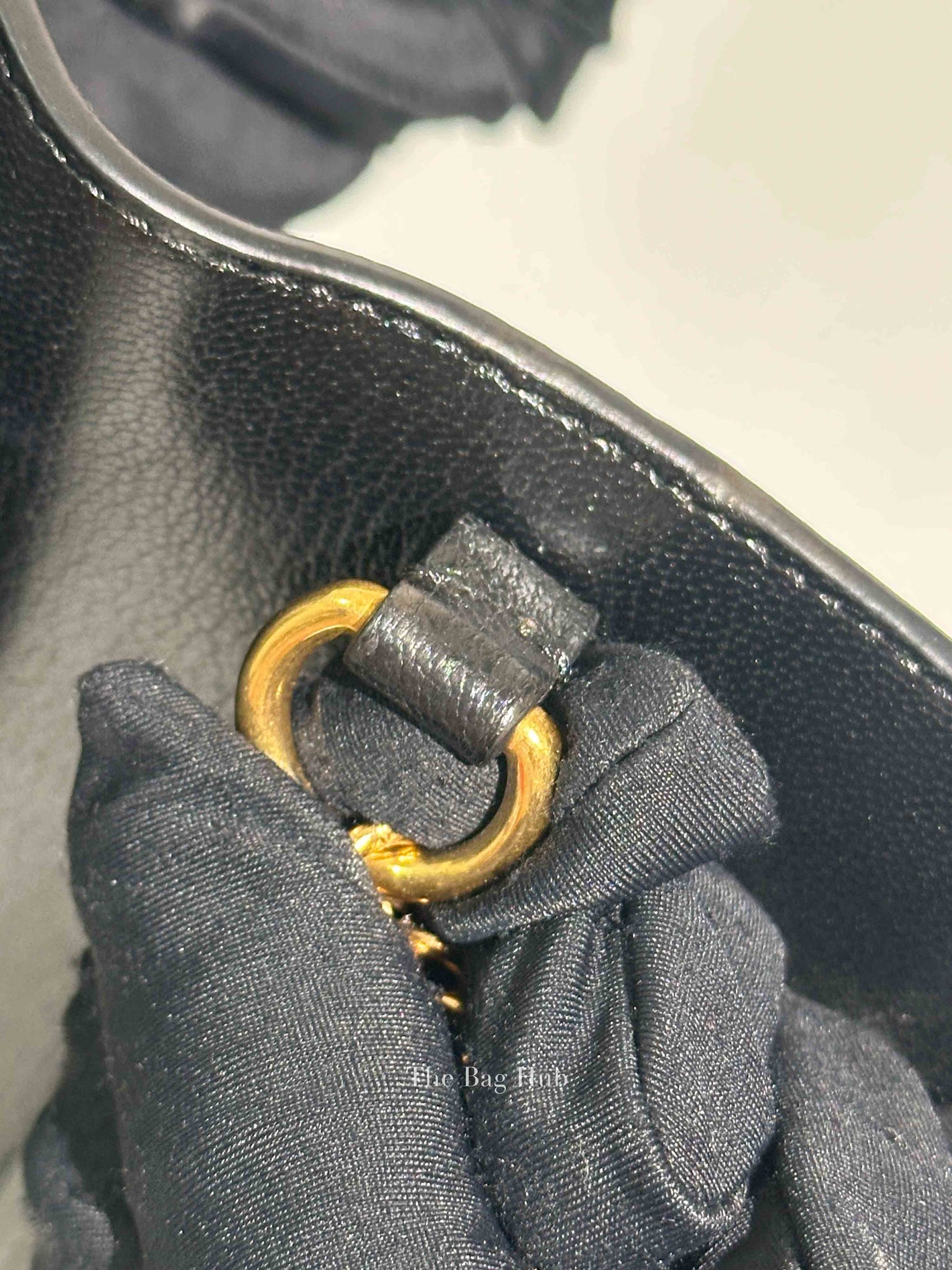 Givenchy Black Leather and Suede Small GV3 Shoulder Bag