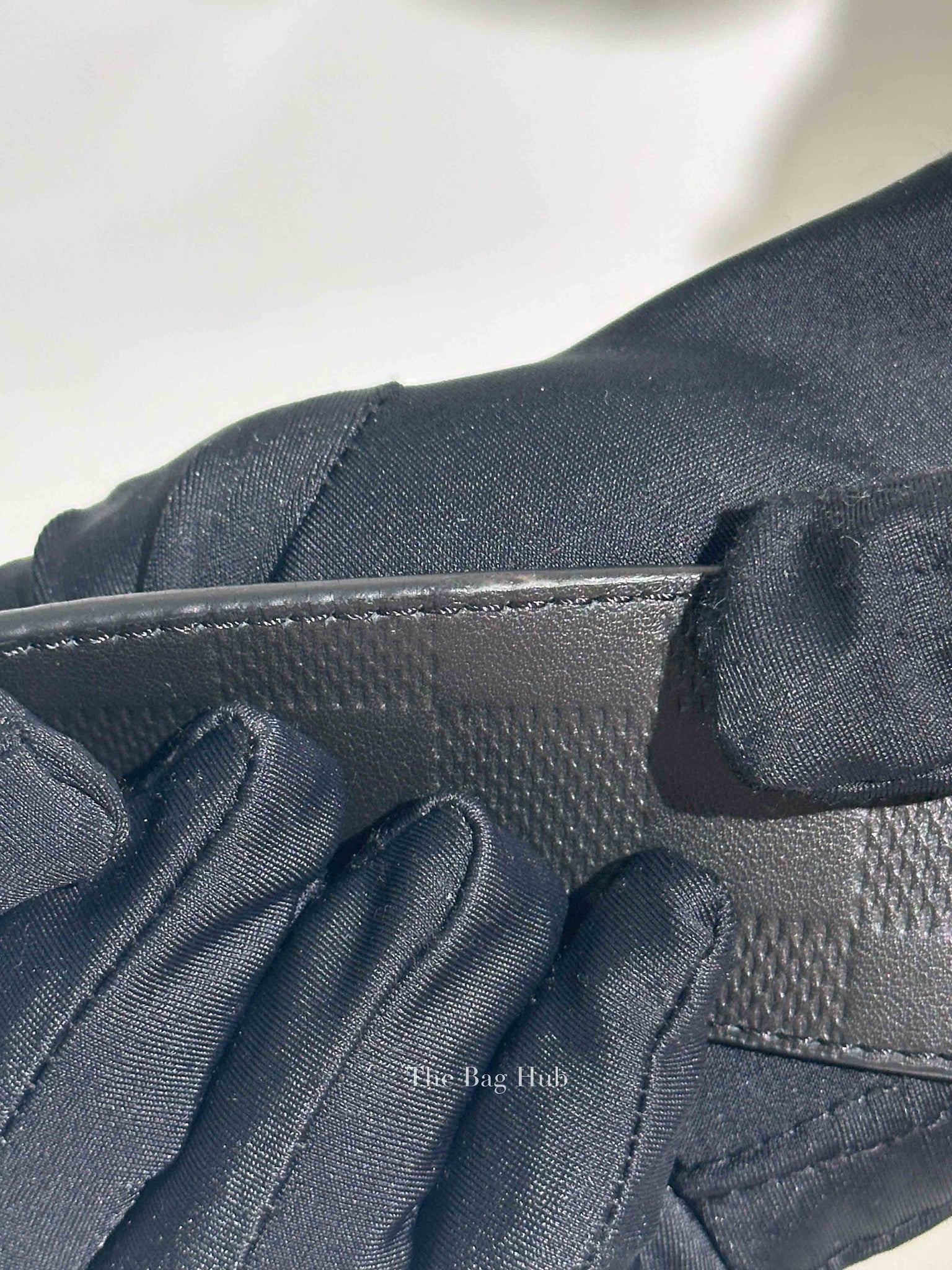 Louis Vuitton Damier Black Damier Infini Leather LV Initiales 40mm Reversible Belt