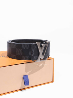 Louis Vuitton Damier Black Damier Infini Leather LV Initiales 40mm Reversible Belt