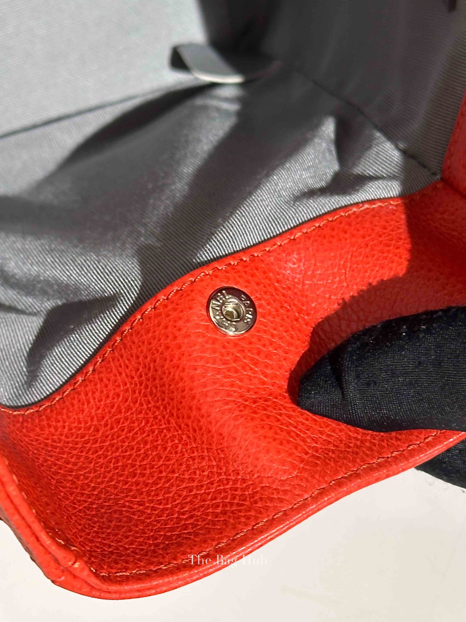 Chanel Red Leather Cerf Executive Tote Bag SHW