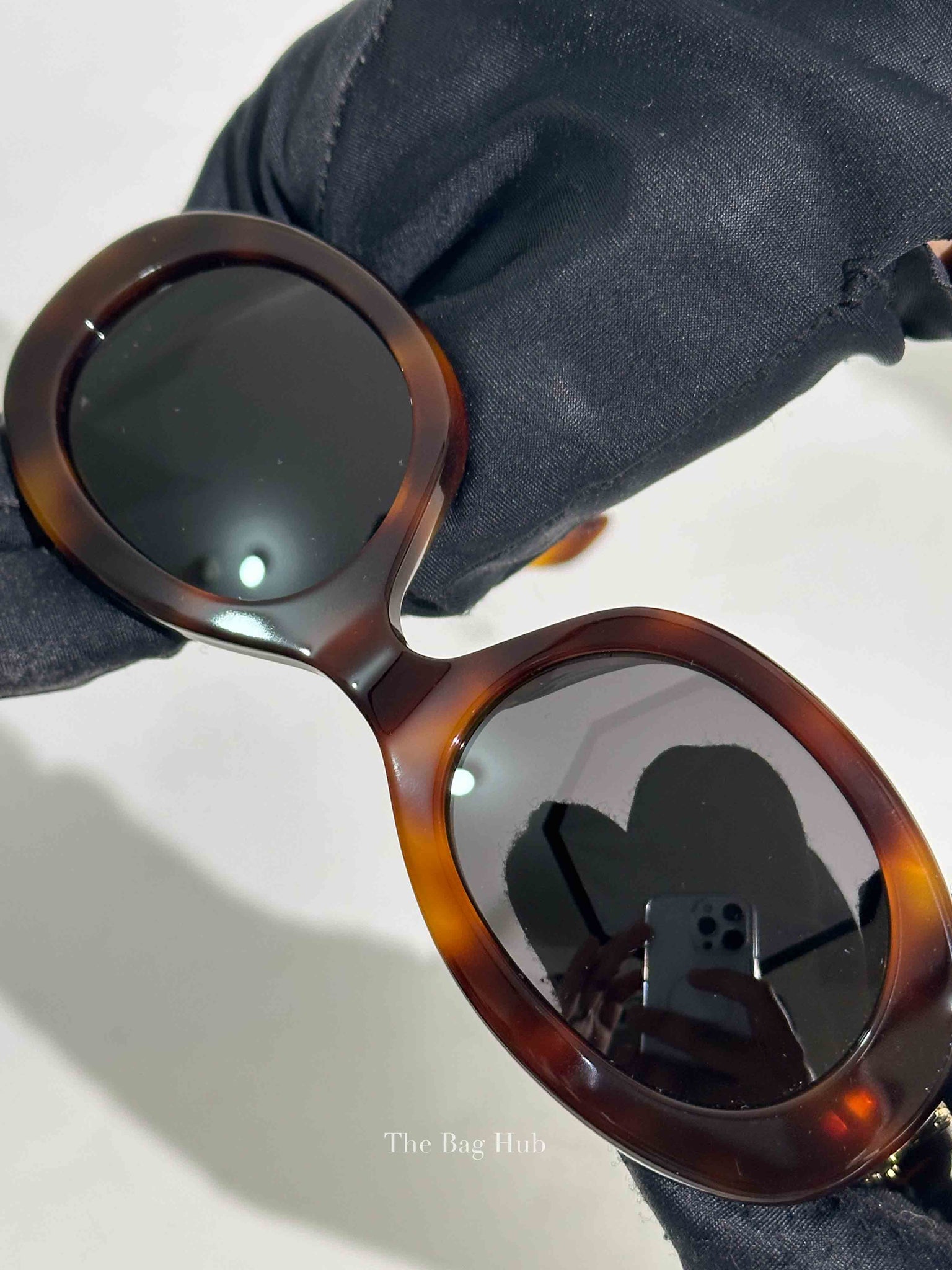 Celine Blonde Havana Acetate Triomphe 01 Sunglasses