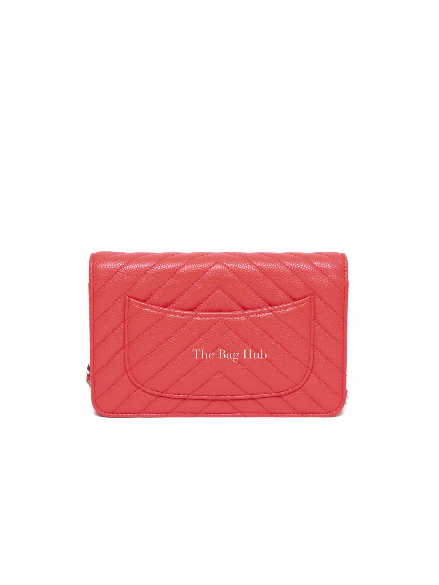 Chanel Salmon Pink Caviar Leather WOC SHW