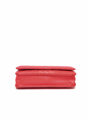 Chanel Salmon Pink Caviar Leather WOC SHW