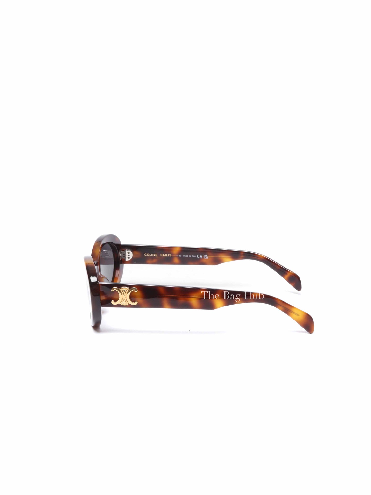 Celine Blonde Havana Acetate Triomphe 01 Sunglasses