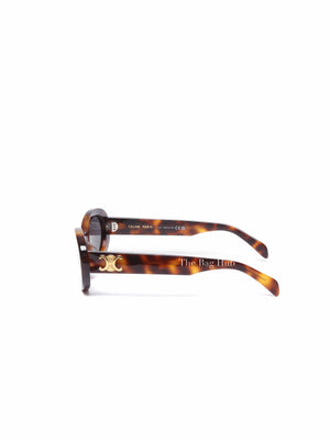 Celine Blonde Havana Acetate Triomphe 01 Sunglasses