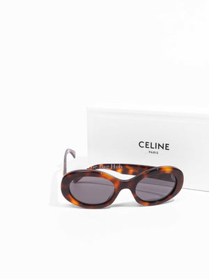 Celine Blonde Havana Acetate Triomphe 01 Sunglasses