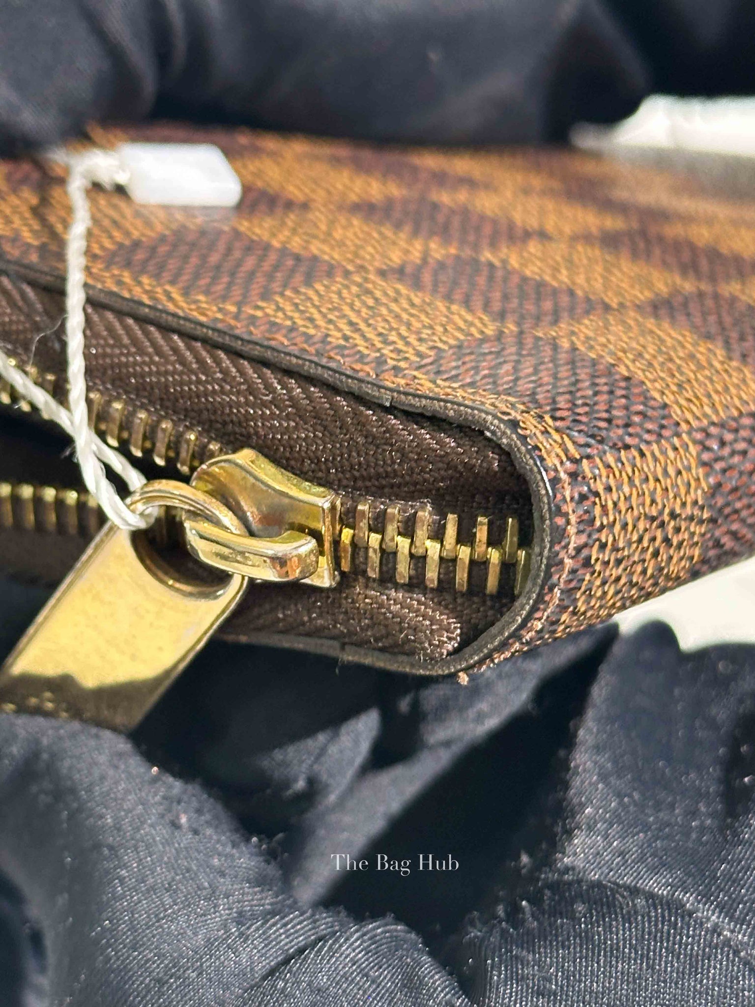Louis Vuitton Damier Ebene Canvas Brown Zippy Wallet
