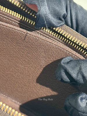 Louis Vuitton Damier Ebene Canvas Brown Zippy Wallet