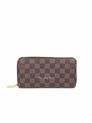 Louis Vuitton Damier Ebene Canvas Brown Zippy Wallet