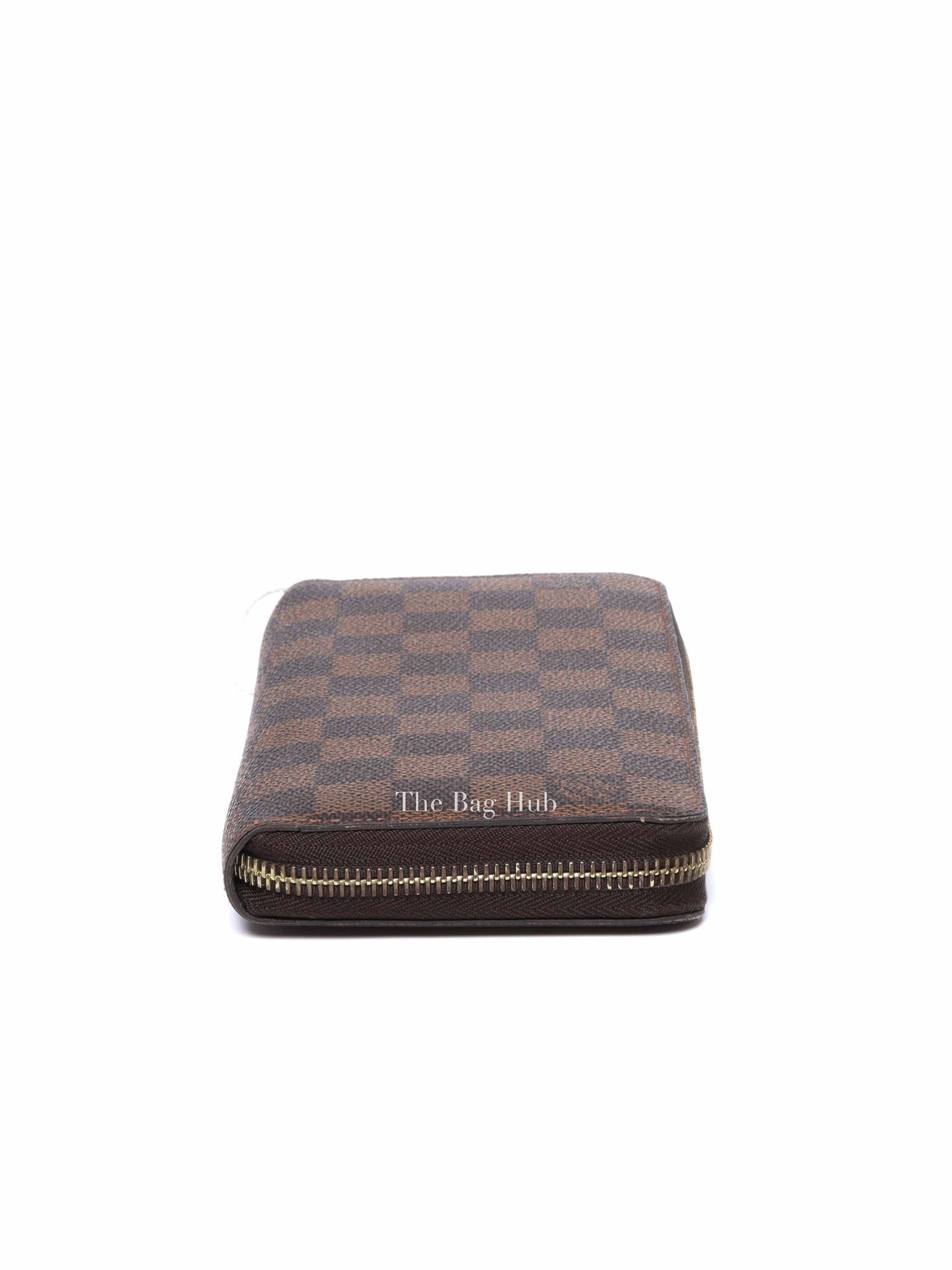 Louis Vuitton Damier Ebene Canvas Brown Zippy Wallet