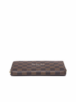 Louis Vuitton Damier Ebene Canvas Brown Zippy Wallet