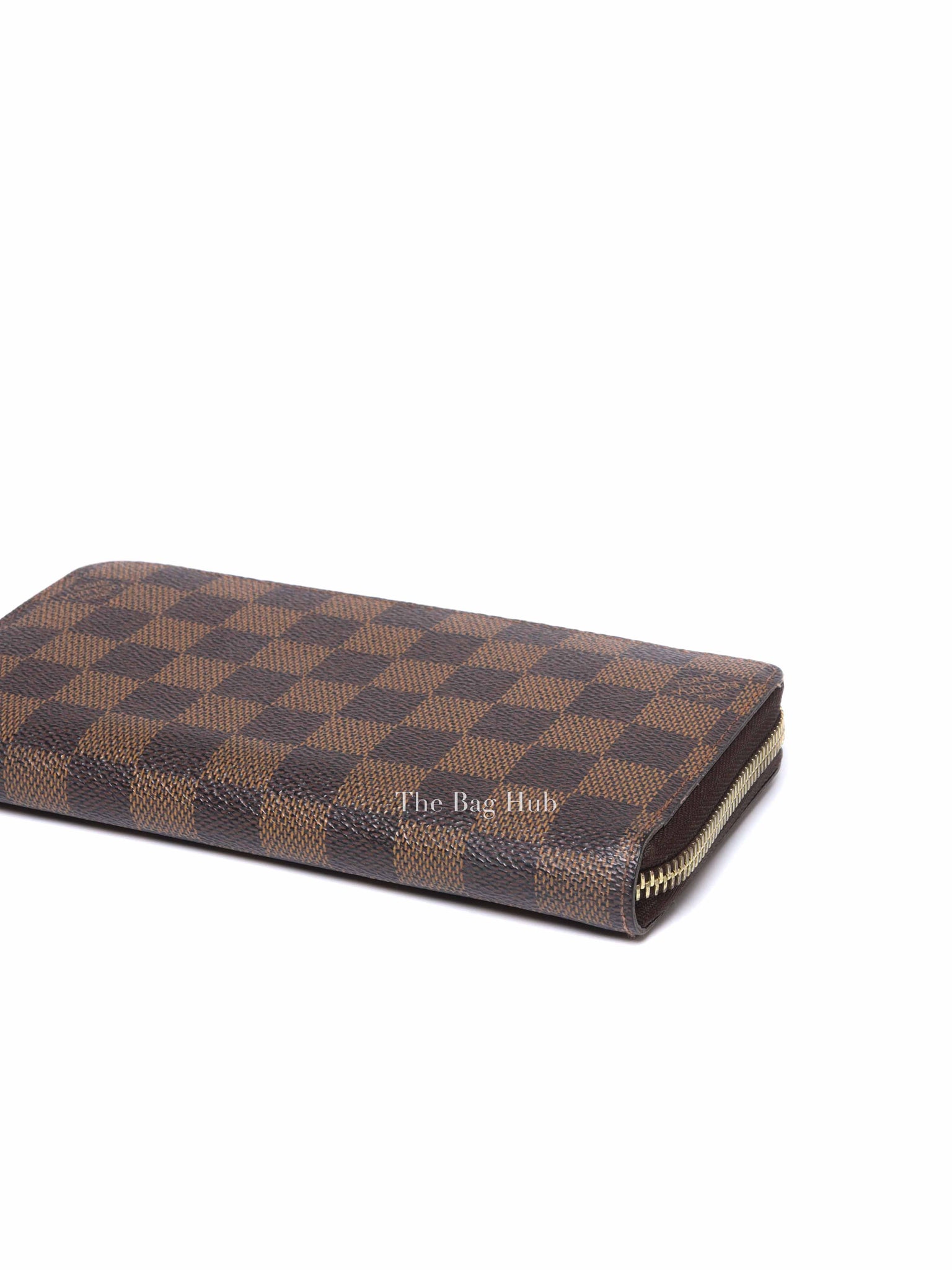 Louis Vuitton Damier Ebene Canvas Brown Zippy Wallet