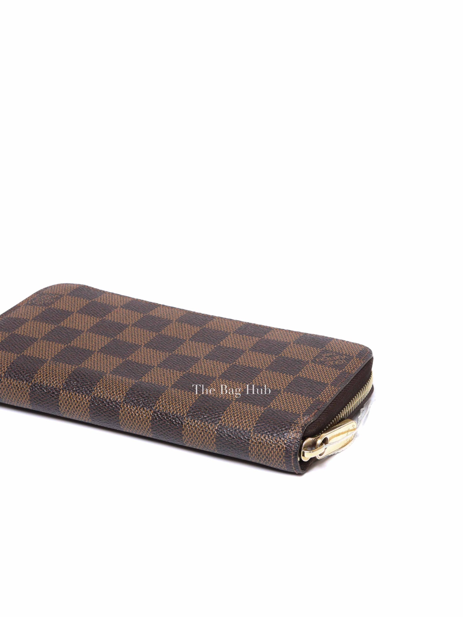 Louis Vuitton Damier Ebene Canvas Brown Zippy Wallet