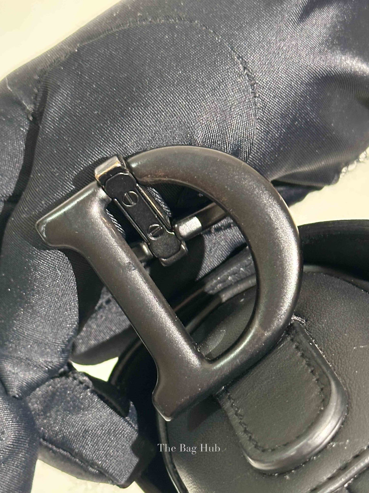 Dior Black Ultramatte Leather Saddle Bag with Strap