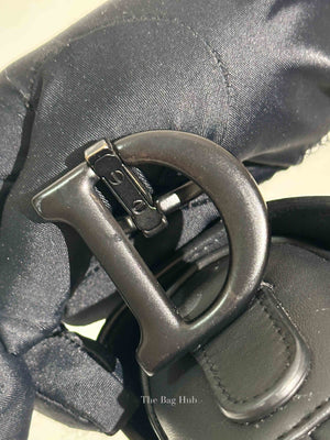 Dior Black Ultramatte Leather Saddle Bag with Strap