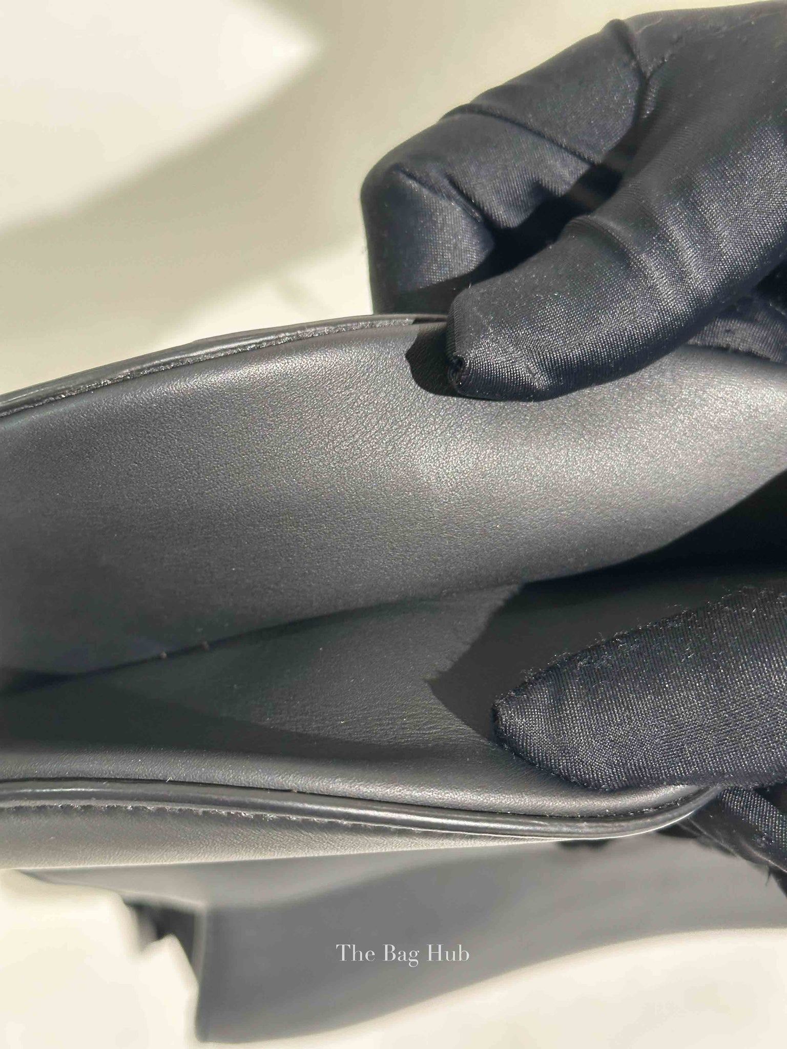 Dior Black Ultramatte Leather Saddle Bag with Strap