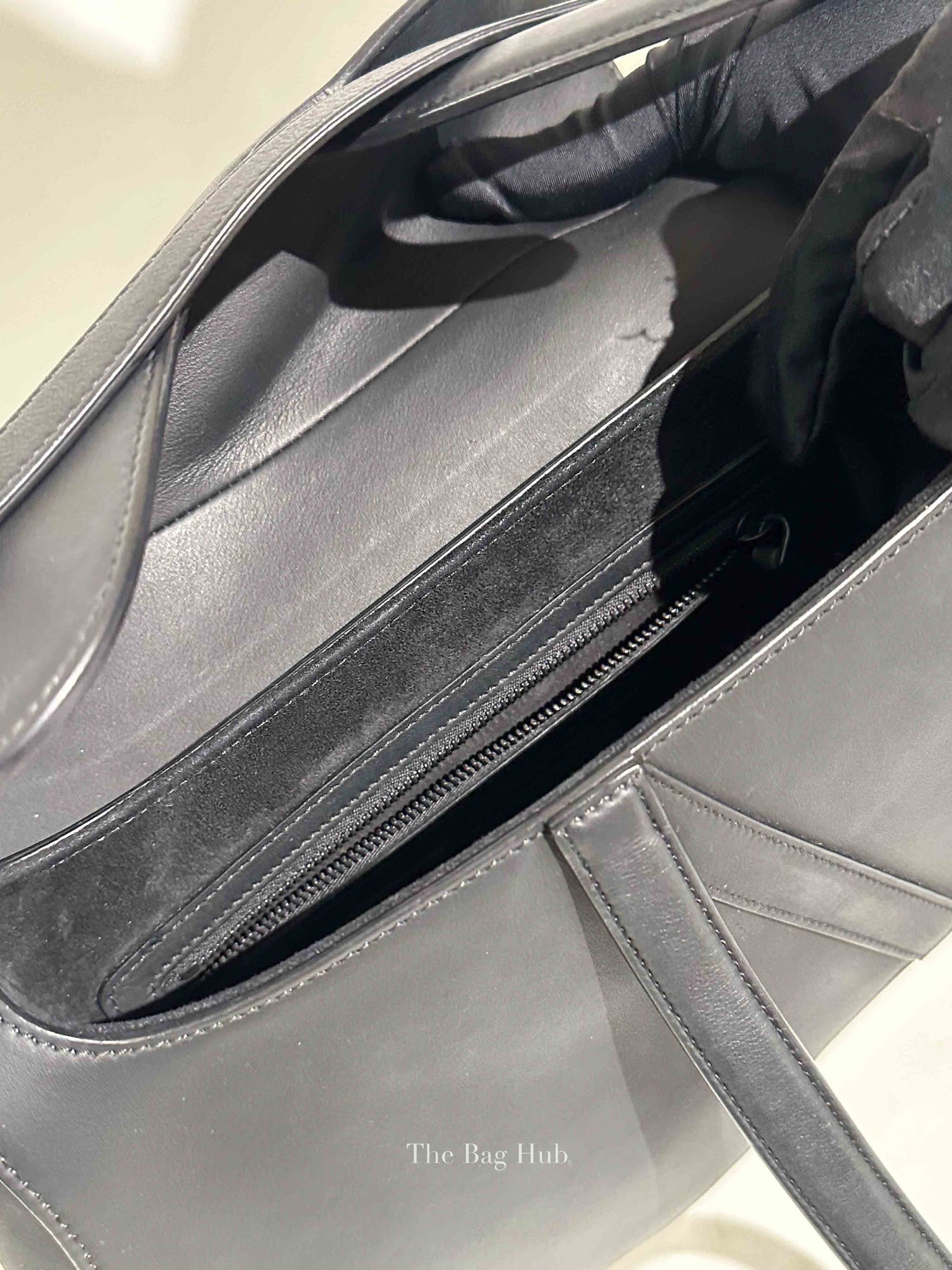 Dior Black Ultramatte Leather Saddle Bag with Strap