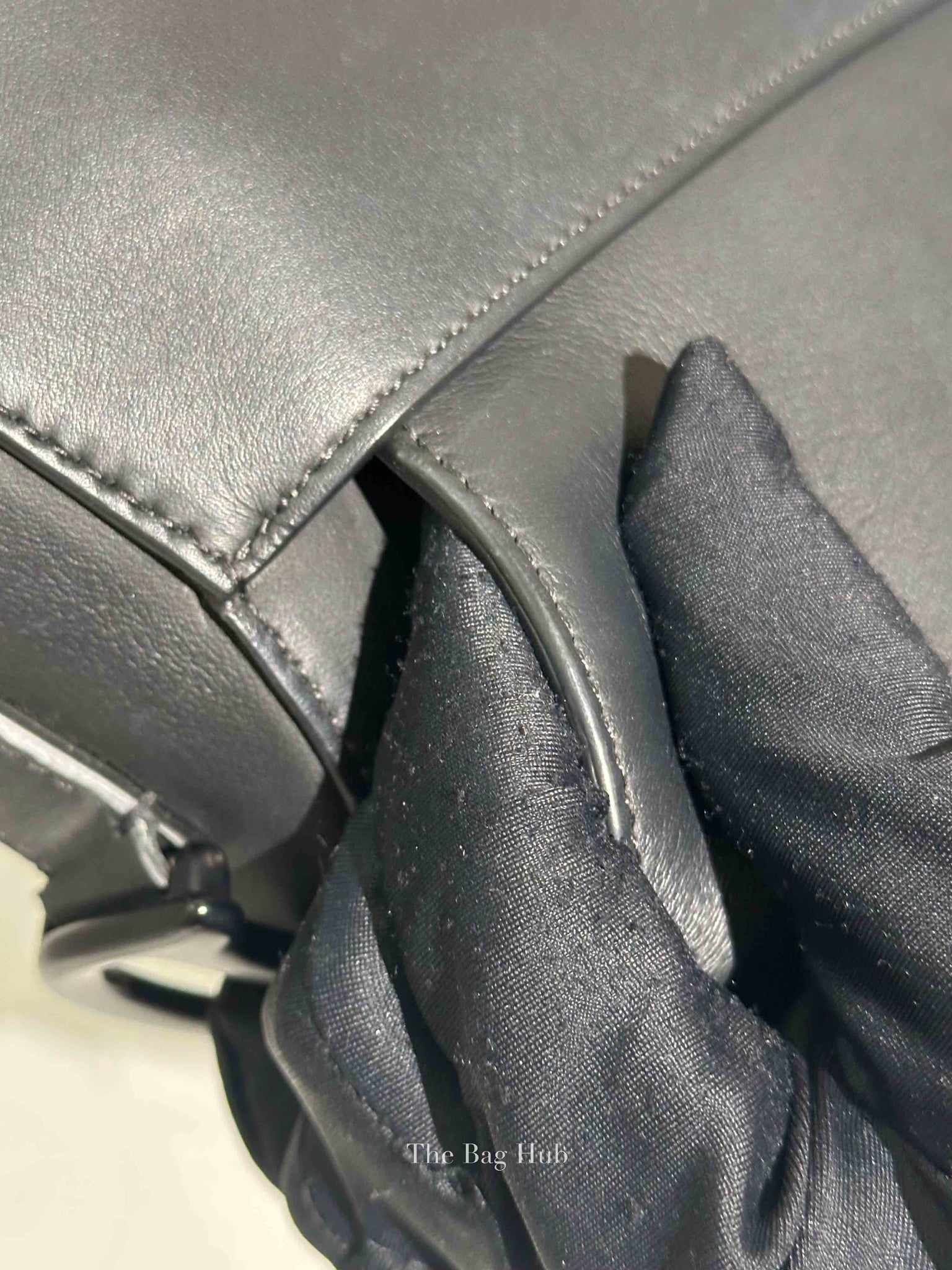 Dior Black Ultramatte Leather Saddle Bag with Strap