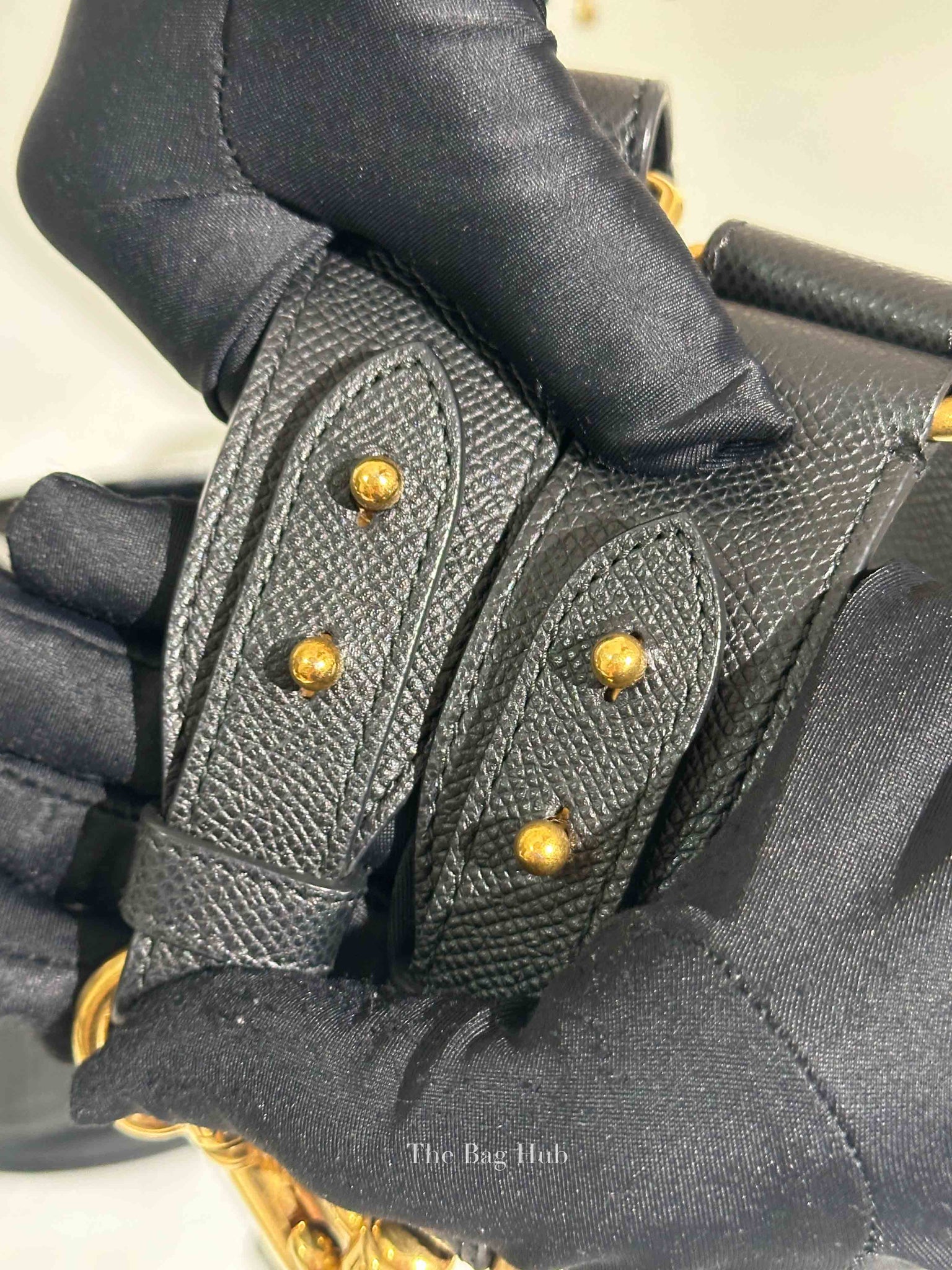 Dior Black Ultramatte Leather Saddle Bag with Strap
