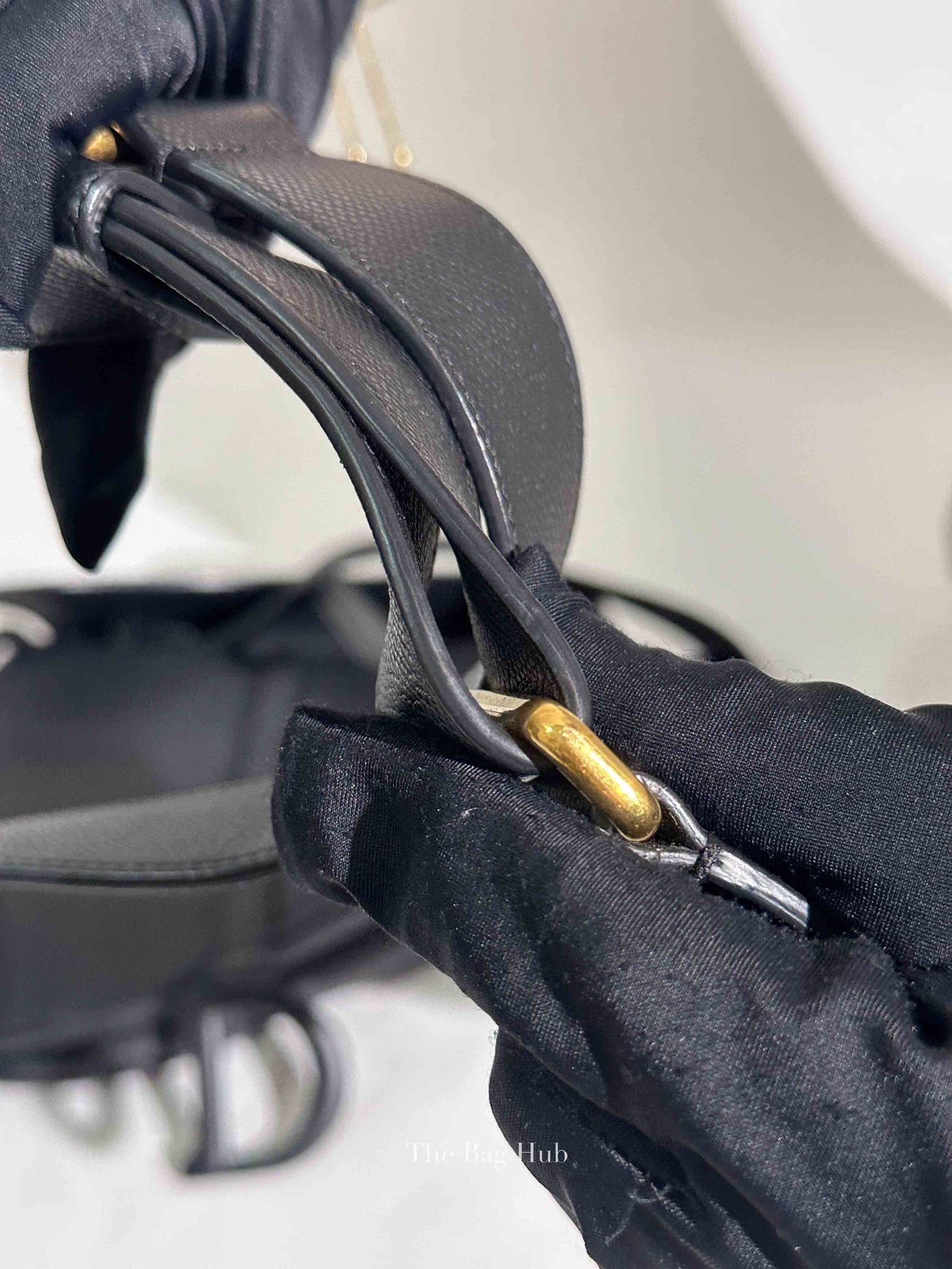 Dior Black Ultramatte Leather Saddle Bag with Strap