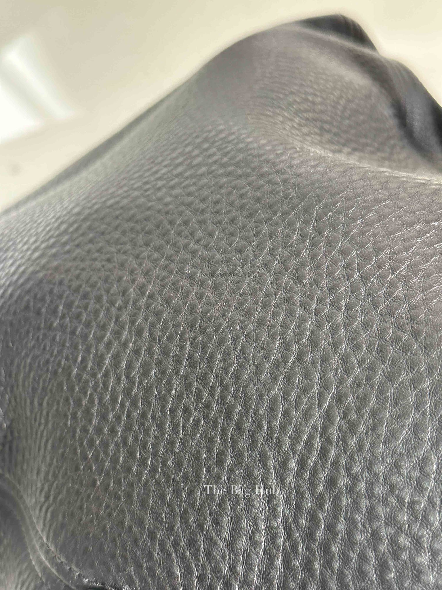 Prada Black Vitello Daino Leather Side Pocket Shoulder Bag