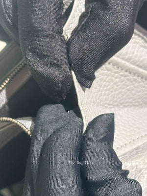 Gucci Gray Leather GG Marmont Chain Wallet